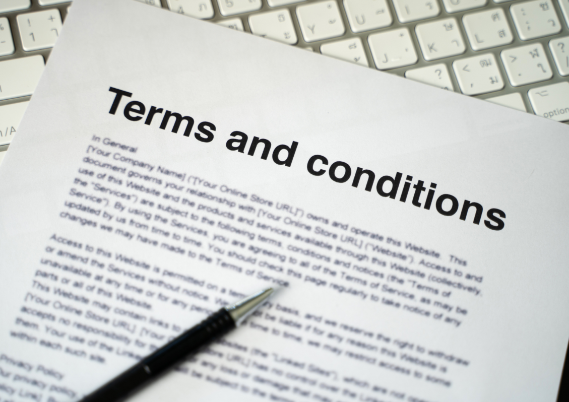 Terms and conditions